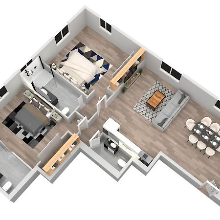 Superbe, T3 Spacieux 78 M2, Neuf, Parking, Balcon Gerde Esterno foto