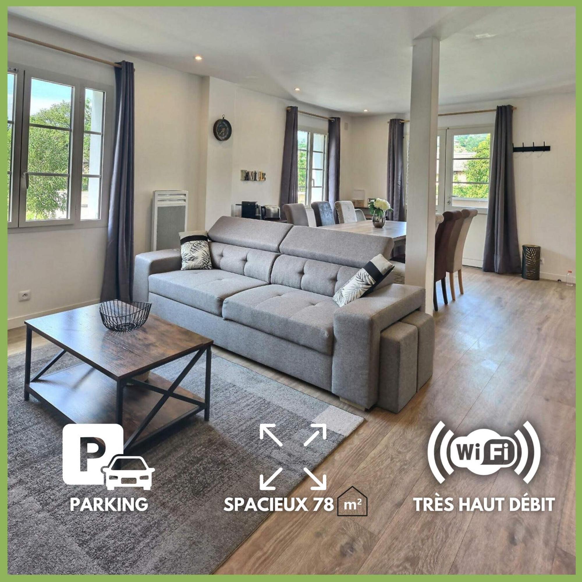 Superbe, T3 Spacieux 78 M2, Neuf, Parking, Balcon Gerde Esterno foto